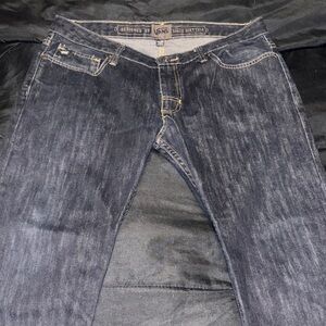 Vans Men's Dark Blue Straight Jeans